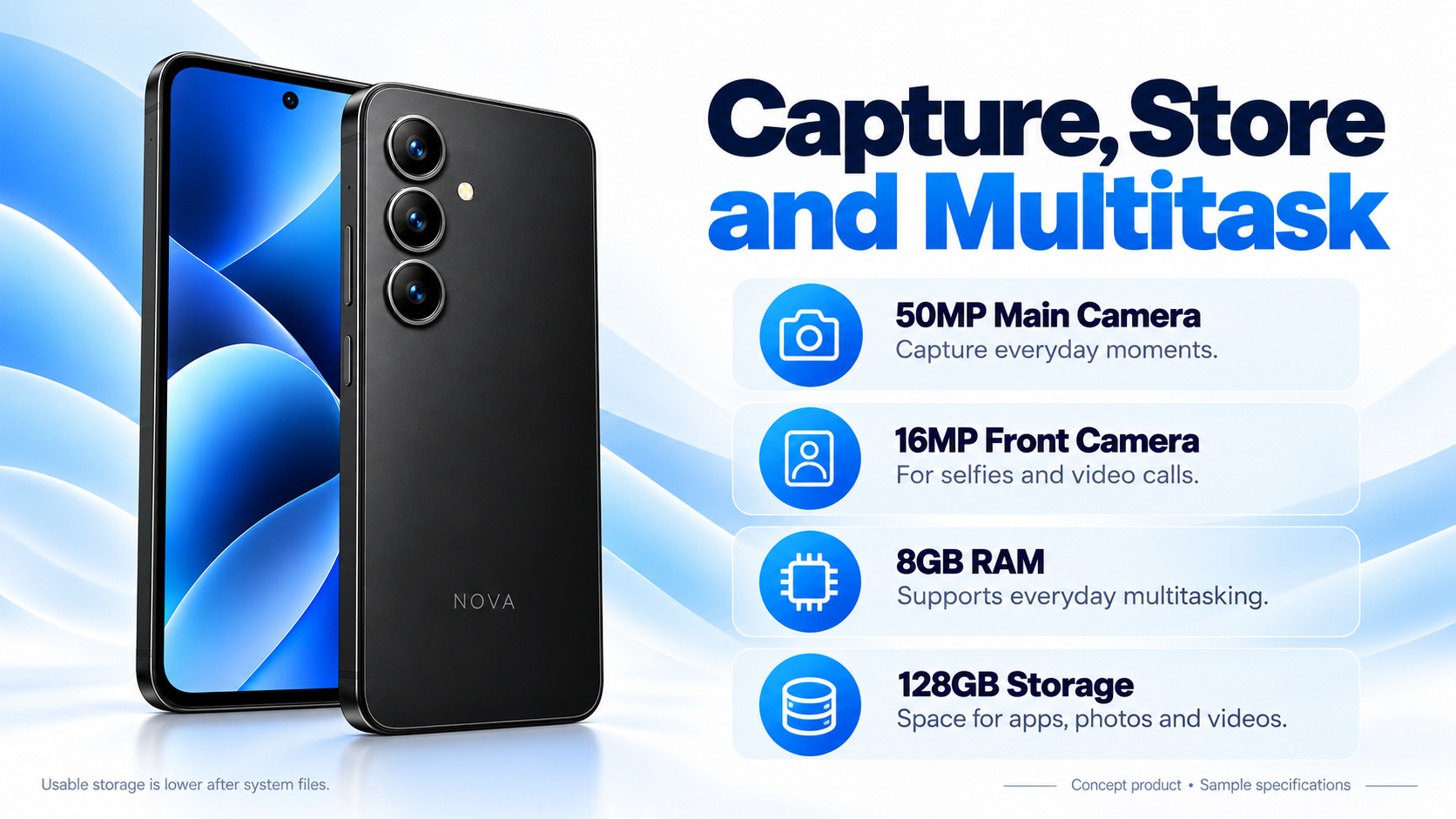 Nova X1 5G: Display, design and dimensions