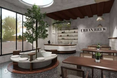 Brew & Bean Café – Modern Café Interior